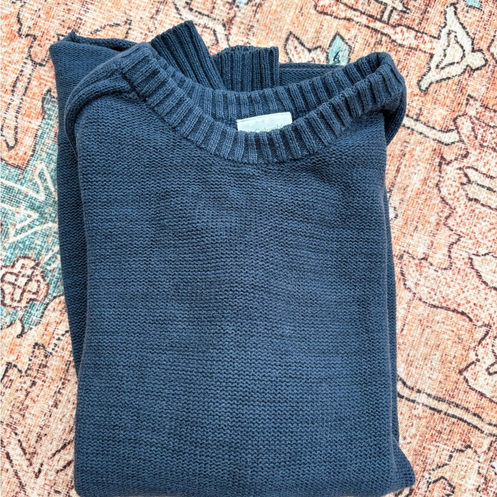 Columbia Men's Dark Blue Crewneck Sweater